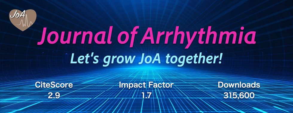 英文誌 Journal of Arrhythmia